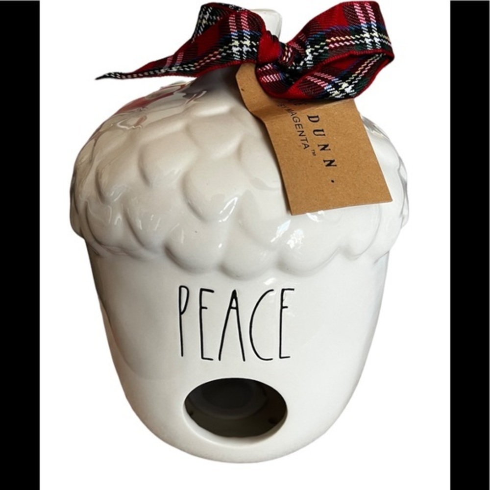 Rae Dunn Acorn Birdhouse PEACE - NWT
